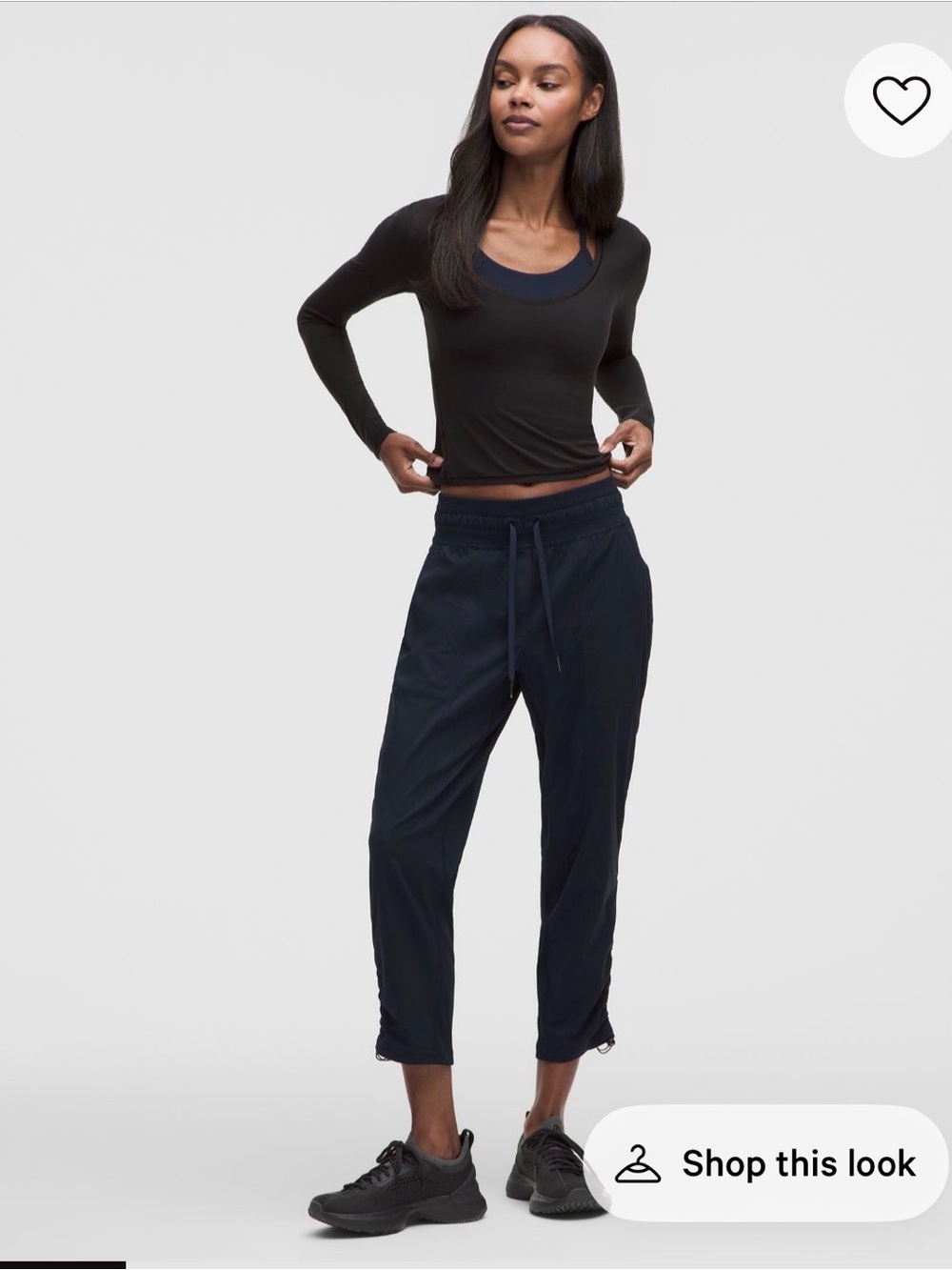 Lululemon Dance Studio Cropped Pants Navy